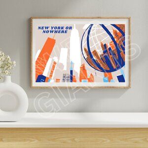 New York or Nowhere (Knicks) 11x17 Art Print